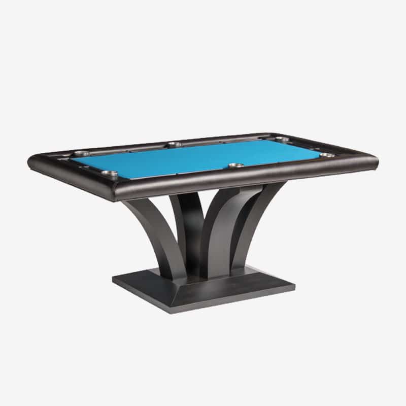 Treviso Rectangular Poker Table w/ 2 Piece Dining Top