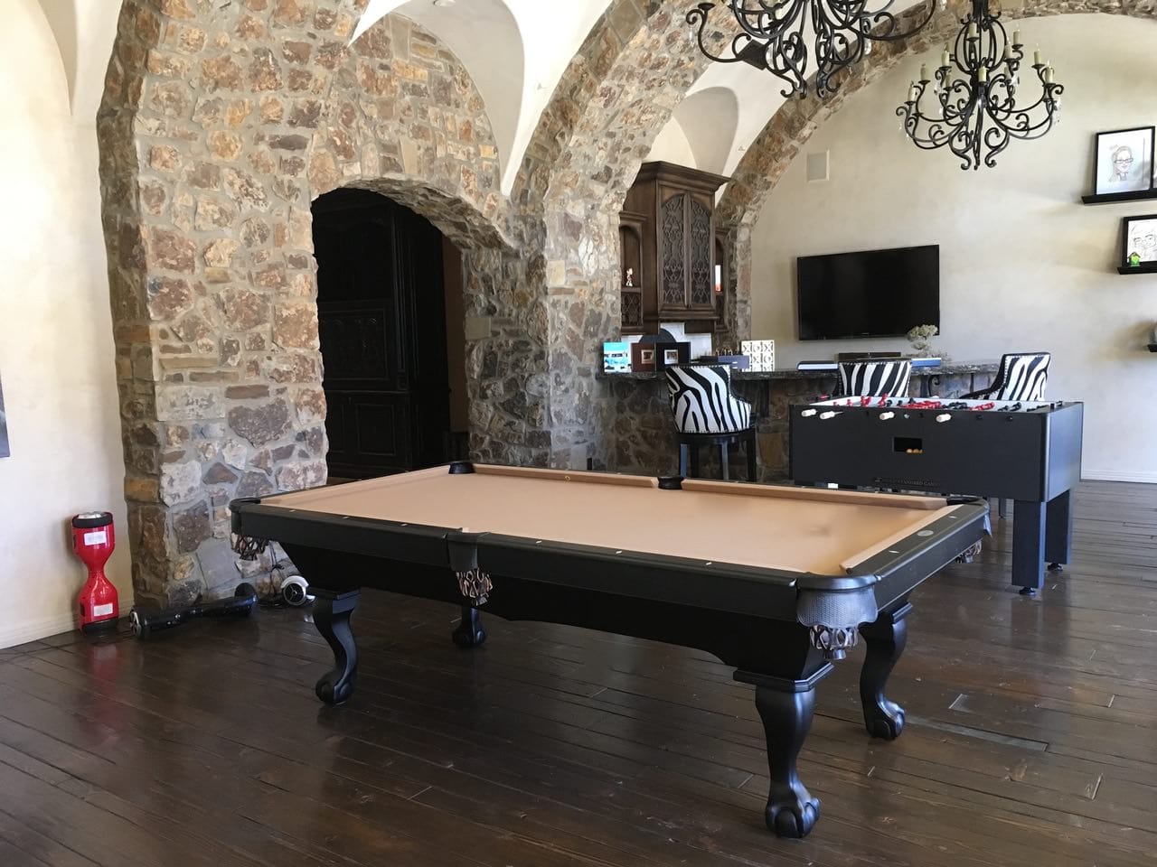 Customer Pool Table Installations in Scottsdale, Arizona
