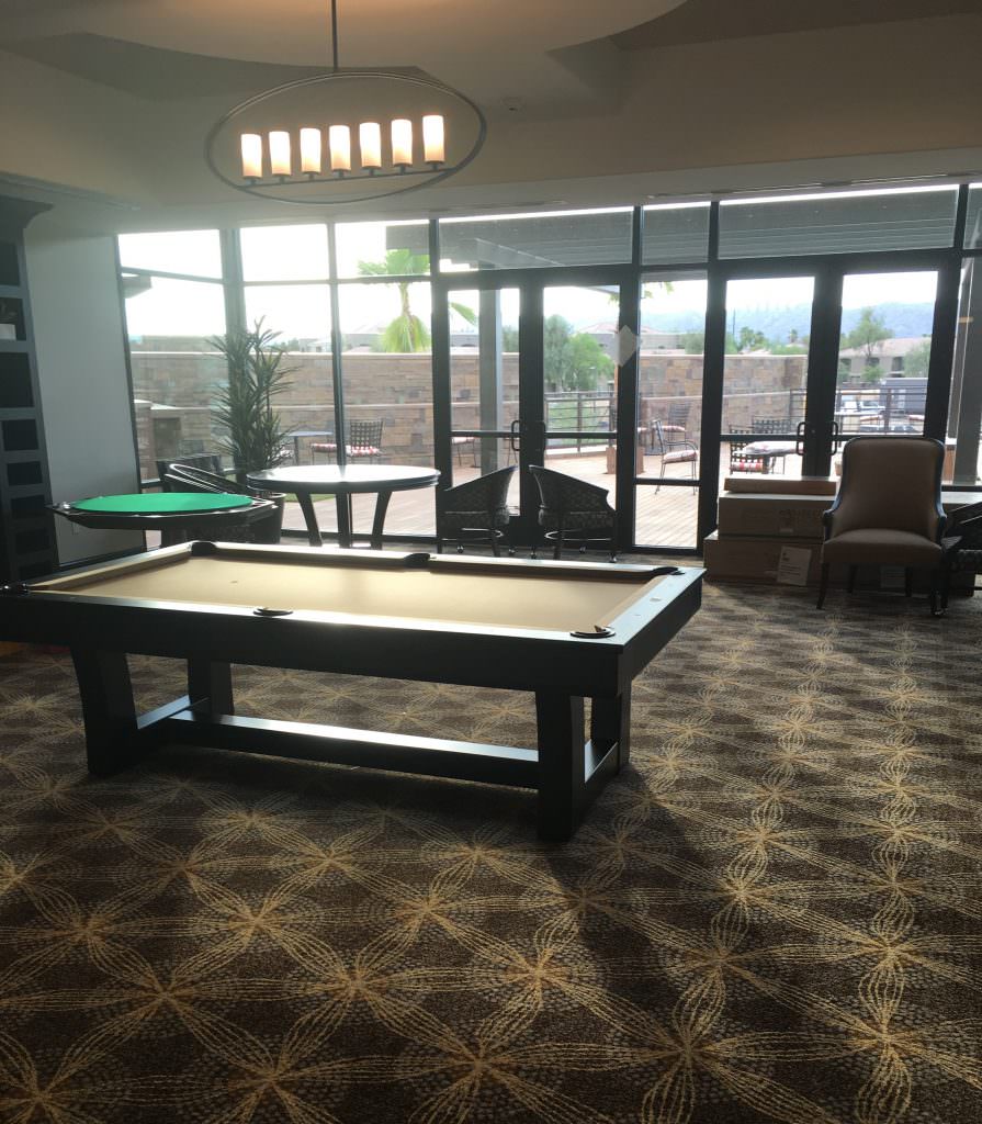 Customer Pool Table Installations in Scottsdale, Arizona