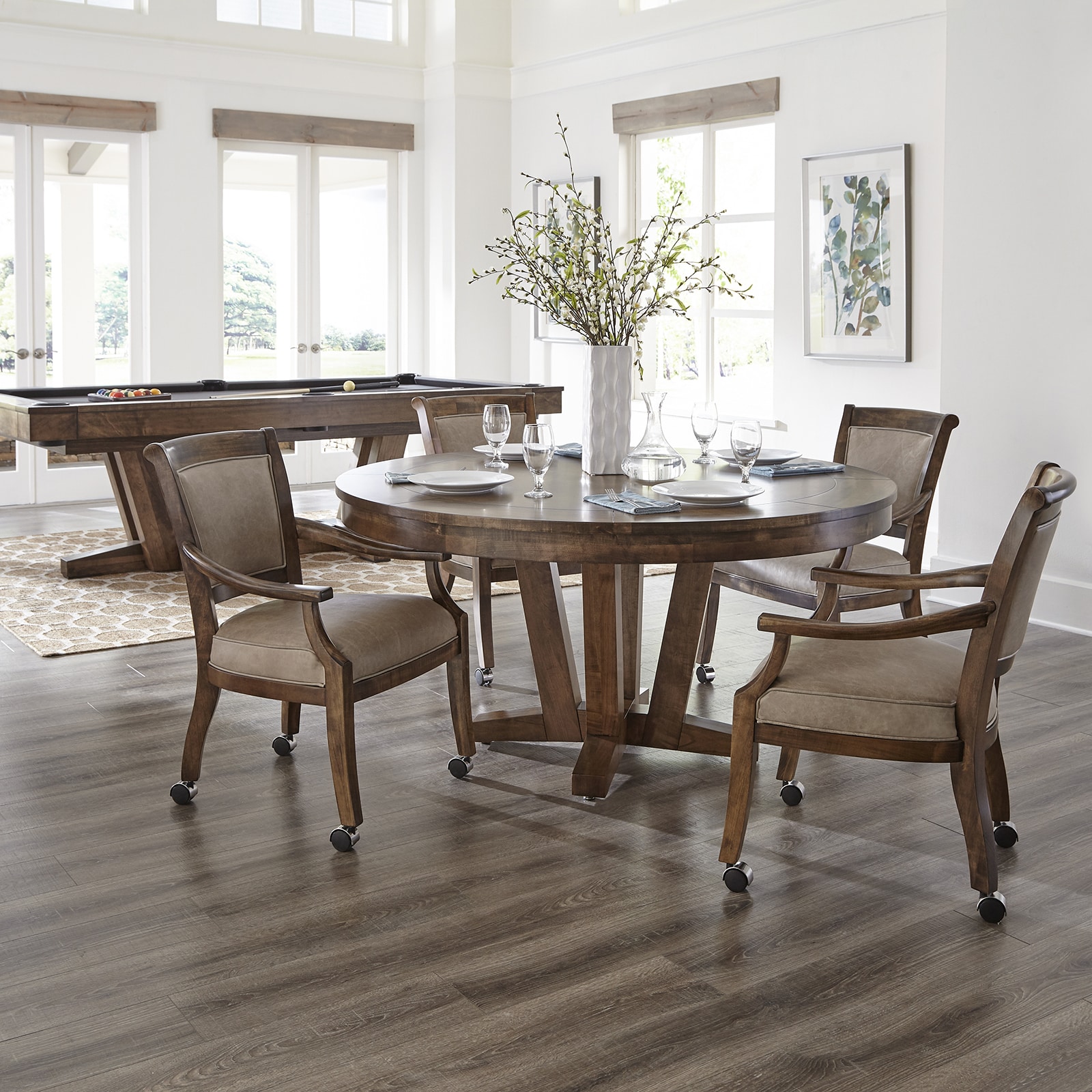 Petaluma Reversible Top Game Table