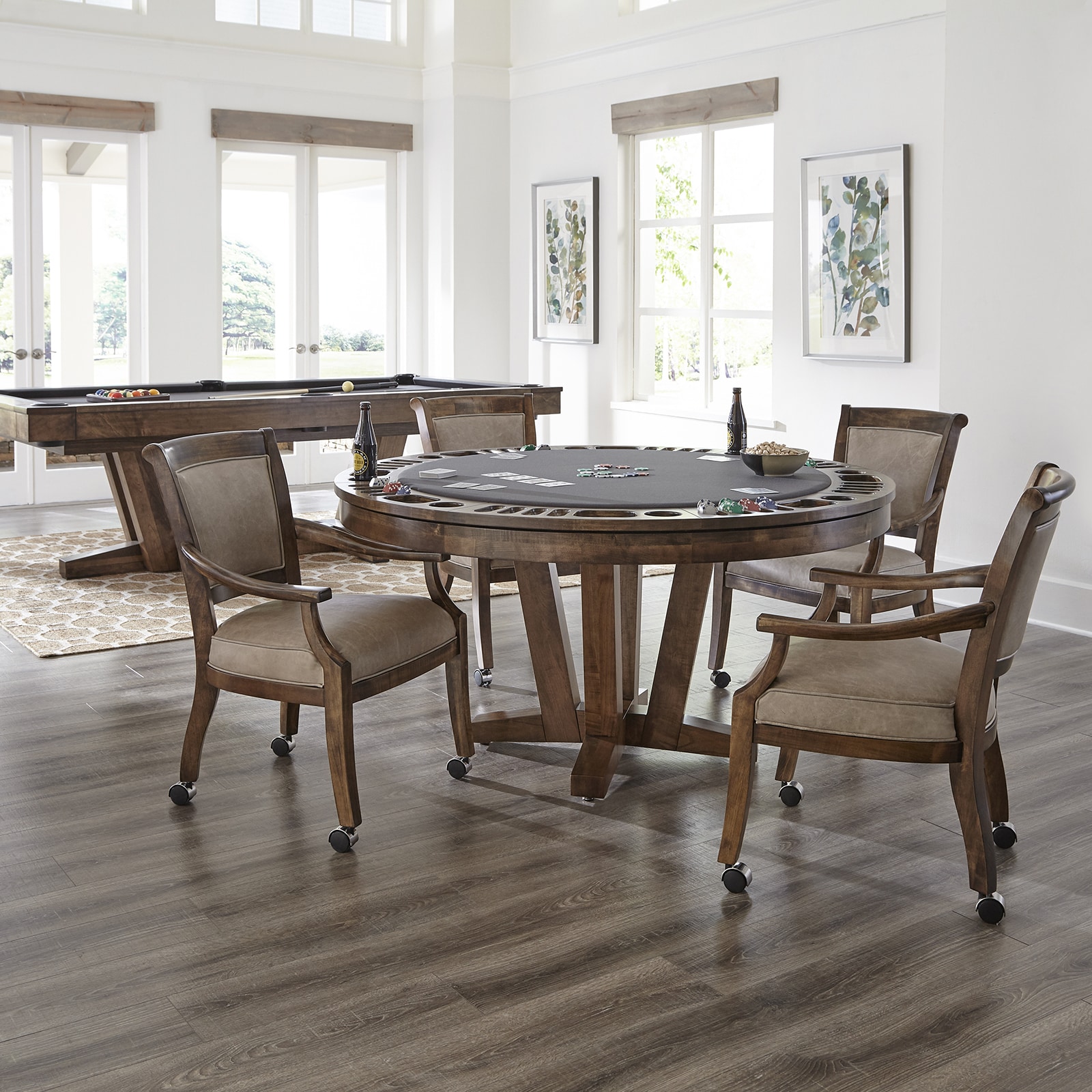 Petaluma Reversible Top Game Table