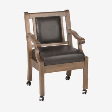 Duke Club Chair w/ Casters