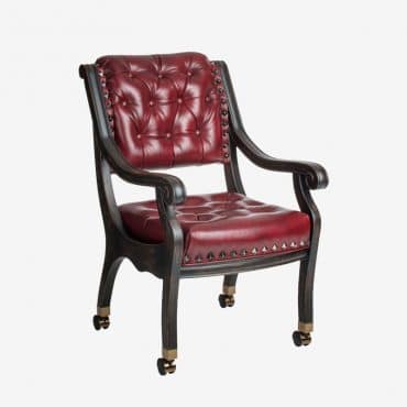 Ponce De Leon Club Chair w/ Casters