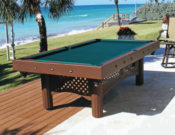 outdoor pool table